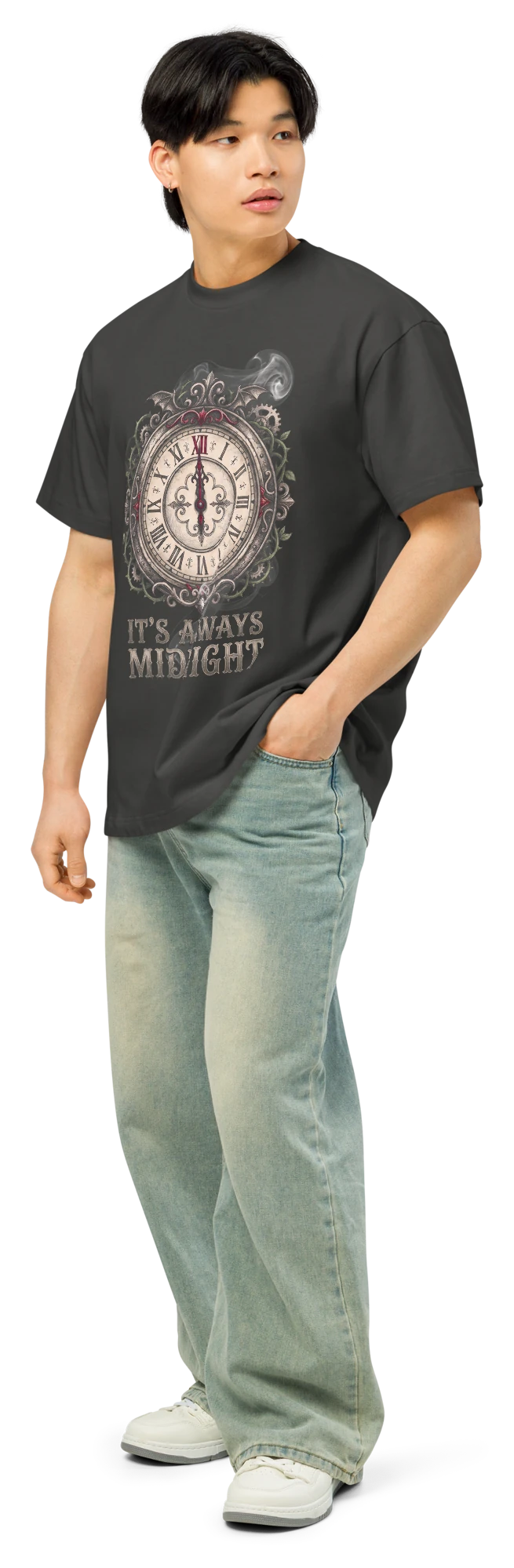 It's Always Midnight shirt, front