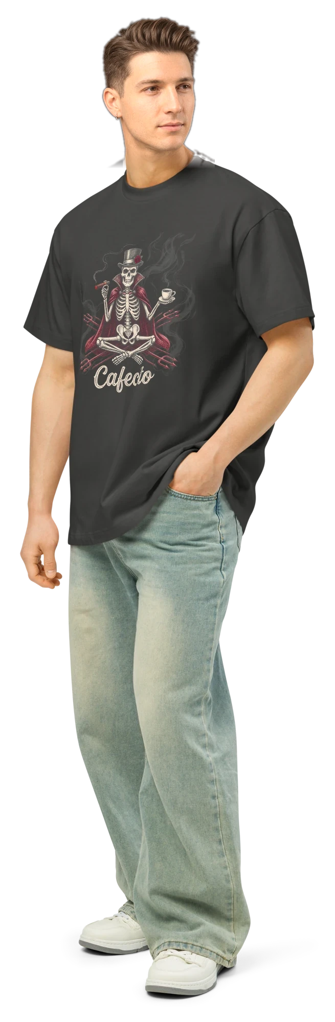 Cafecito shirt, front